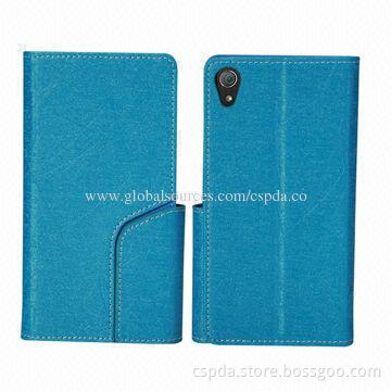 2014 PU Cases for Sony Xperia Z2 with Wallet Design and Nice Clasp, OEM and ODM Orders Accepted